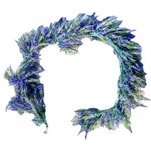 Purple Lavender Garland for Mantle & Fireplace, 70 Inch Spring Summer Decor